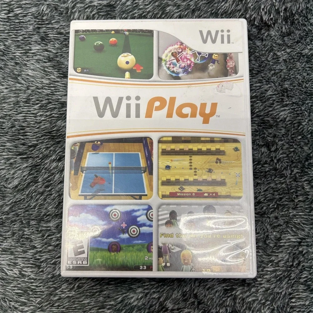 Nintendo Wii Play Video Game Complete with Manual Tested